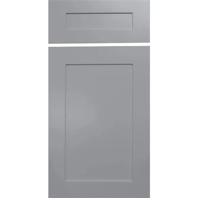 Szare szafki kuchenne Shaker